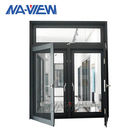 Windows NAVIEW บานกระจกอลูมิเนียมกระจกสองชั้น ผู้ผลิต