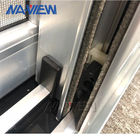 มณฑลกวางตุ้ง NAVIEW ขายส่งอลูมิเนียมที่อยู่อาศัยหน้าร้าน Accordion Bi-Folding Sliding Window Price ผู้ผลิต