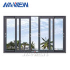 กวางตุ้ง NAVIEW ไม้เนื้อกรอบอลูมิเนียมหน้าต่างบานเลื่อนกระจกแนวนอน ผู้ผลิต