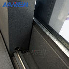 Guangdong NAVIEW Ash Black Aluminium Sliding Window System ราคาต่อรองสำหรับโรงแรมอพาร์ทเมนท์ ผู้ผลิต