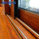 ประตูประหยัดพลังงานกวางตุ้ง NAVIEW และหน้าต่างของหน้าต่างอลูมิเนียมอัลลอยด์ลายไม้ ผู้ผลิต
